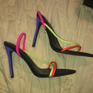 Neon heels